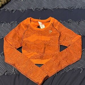 Gymshark Vibrant Orange Long Sleeve Top
